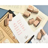 木製スタンプ 木製ゴム印 12個セット | PlusNao | 詳細画像17 