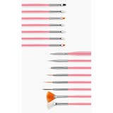ネイルブラシ ジェルブラシ 15本セット | PlusNao | 詳細画像11