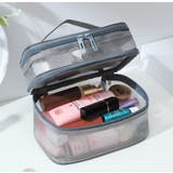 メイクポーチ 化粧ポーチ メッシュ | PlusNao | 詳細画像2 