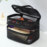 メイクポーチ 化粧ポーチ メッシュ | PlusNao | 詳細画像6 