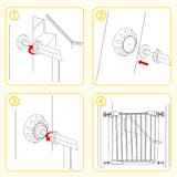 ウォールセーバー 4個セット ベビーゲート | PlusNao | 詳細画像9