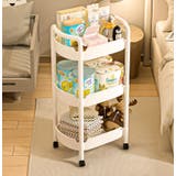 キッチンワゴン キャスター付き 3段 | PlusNao | 詳細画像4 