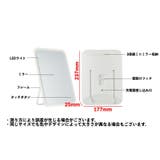 卓上ミラー 壁掛けミラー LEDライト | PlusNao | 詳細画像19