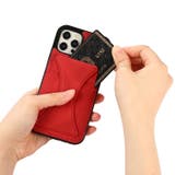iPhoneケース スタンド付き カード収納 | PlusNao | 詳細画像4 