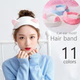 ヘアバンド ネコ耳 ヘアターバン | PlusNao | 詳細画像1 
