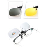 クリップオンサングラス サングラスクリップ オーバーグラス | PlusNao | 詳細画像5 