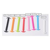 結ばない靴紐 片足分 8本入り | PlusNao | 詳細画像6 