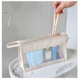 化粧ポーチ コスメポーチ メッシュ | PlusNao | 詳細画像2 