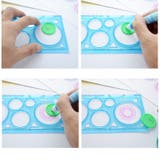 製図テンプレート 7点セット お絵描き定規 | PlusNao | 詳細画像11 