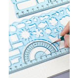 製図テンプレート 7点セット お絵描き定規 | PlusNao | 詳細画像8 