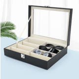 メガネケース 8本 PUレザー | PlusNao | 詳細画像5 