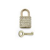 バッグチャーム 南京錠 ラインストーン | PlusNao | 詳細画像2 