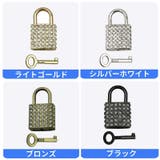 バッグチャーム 南京錠 ラインストーン | PlusNao | 詳細画像6 