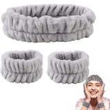 洗顔用ヘアバンド 洗面用ヘアバンド 洗顔用リストバンド | PlusNao | 詳細画像5 