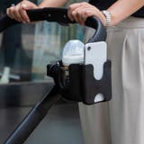 ドリンクホルダー ベビーカー用 スマホホルダー付き | PlusNao | 詳細画像2 