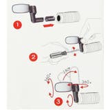 自転車用ミラー バックミラー サイクルミラー | PlusNao | 詳細画像5 