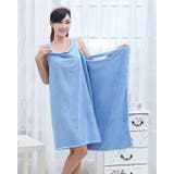 バスローブ ラップタオル 着るバスタオル | PlusNao | 詳細画像2