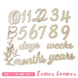 レターバナー マンスリーカード 月齢フォト | PlusNao | 詳細画像1