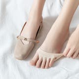 5本指ハーフソックス レディース フットカバー | PlusNao | 詳細画像2 