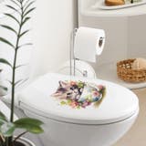 ウォールステッカー トイレステッカー ネコ | PlusNao | 詳細画像6 