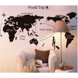 ウォールステッカー 壁紙シール 世界地図 | PlusNao | 詳細画像2 