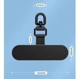 ストラップホルダー ステンレス金属製 スマホケースに挟むだけ | PlusNao | 詳細画像18 