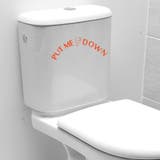 ウォールステッカー トイレシール 便座シール | PlusNao | 詳細画像3 