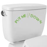 ウォールステッカー トイレシール 便座シール | PlusNao | 詳細画像5 