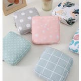 ナプキン用ポーチ サニタリーポーチ 生理用品入れ | PlusNao | 詳細画像3 