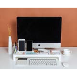 PCモニター前ラック キーボード収納 デスク整理 | PlusNao | 詳細画像2 