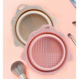 メイクブラシクリーナー スポンジクリーナー ブラシ洗浄ボウル | PlusNao | 詳細画像2 