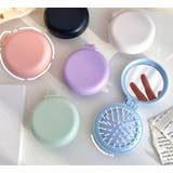 ヘアブラシ 折りたたみ ミラー付き | PlusNao | 詳細画像6 