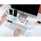 PCモニター前ラック キーボード収納 デスク整理 | PlusNao | 詳細画像4 