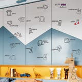 ウォールステッカー 壁紙ステッカー 英字 | PlusNao | 詳細画像3 