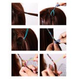 編み込みリボン ヘアリボン 10本セット | PlusNao | 詳細画像6 