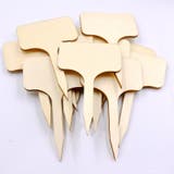 園芸用ラベル 50個セット 木製 | PlusNao | 詳細画像2 