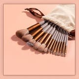 メイクブラシセット 13本セット 収納袋付き | PlusNao | 詳細画像6