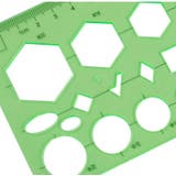 図形テンプレート定規 パターンプレート 文房具 | PlusNao | 詳細画像8 