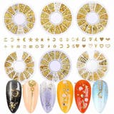 ネイルアートパーツ メタリックパーツ 12種入り | PlusNao | 詳細画像8