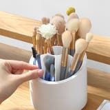 メイクブラシスタンド コスメボックス ふた付き | PlusNao | 詳細画像10