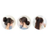 お団子ウィッグ ヘアゴム ウィッグゴム | PlusNao | 詳細画像8