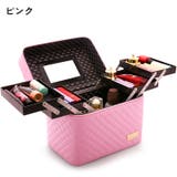 メイクボックス バニティバッグ 収納ケース | PlusNao | 詳細画像4 