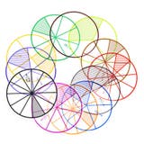 分数学習用 円形シート 12シート | PlusNao | 詳細画像2 