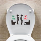 ウォールステッカー トイレステッカー 面白 | PlusNao | 詳細画像2