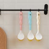 柄付ブラシ キッチンブラシ 食器洗いブラシ | PlusNao | 詳細画像3 