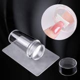 ネイルスタンプ シリコンスタンプ スクレーパー付き | PlusNao | 詳細画像6 