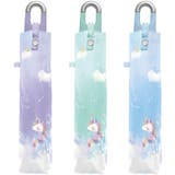 カラビナ付折りたたみ傘 ジュエルユニコーン柄 キッズ | PlusNao | 詳細画像3 