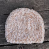 ベージュ | LEOPARD FUR KNIT/ヒョウファーニットビーニー | FADEN
