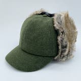 カーキ | WOOL LAKED EARCOVER | FADEN