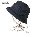 BLACK(ブラック) | コットンリボンクロッシェ 帽子 春夏 | FADEN